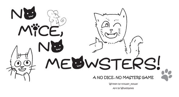 Click to open Itch page for No Mice, No Meowsters!